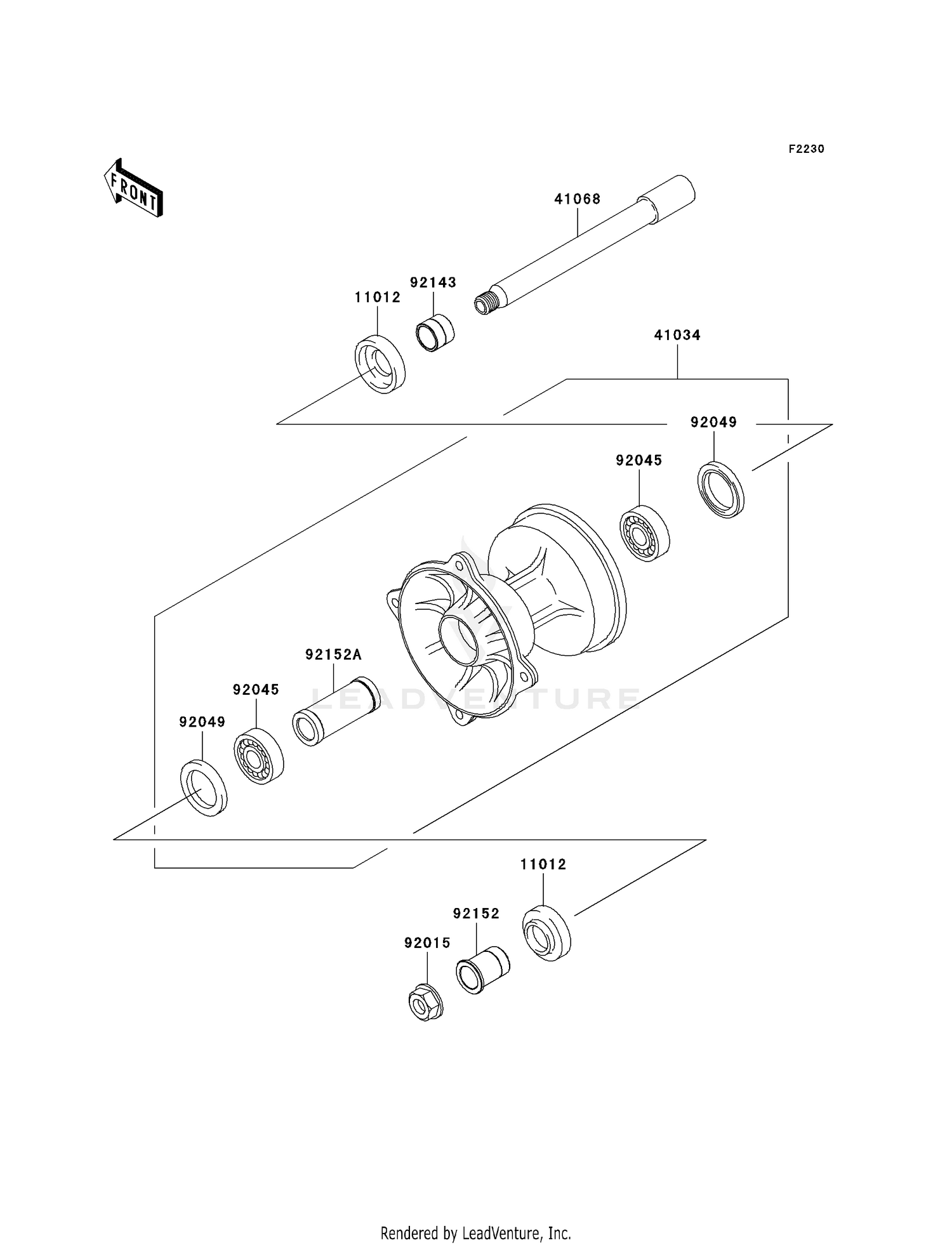 FRONT HUB
