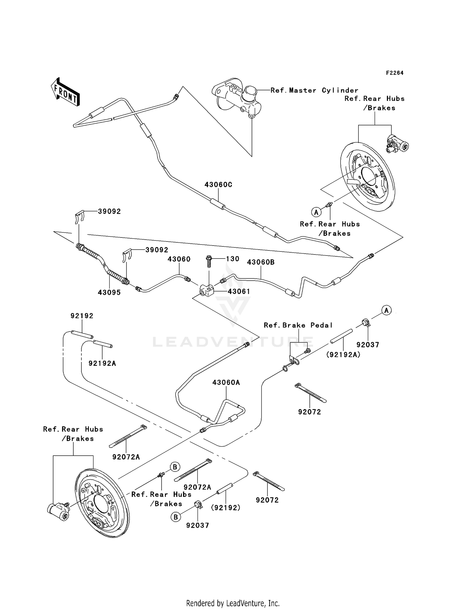 REAR BRAKE PIPING