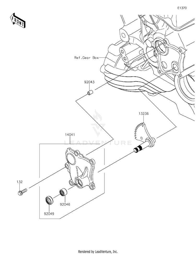 Gear Change Mechanism Schematic