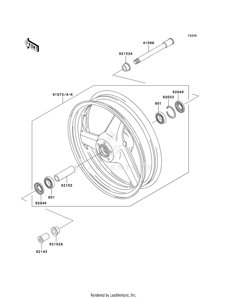 Front Wheel Schematic