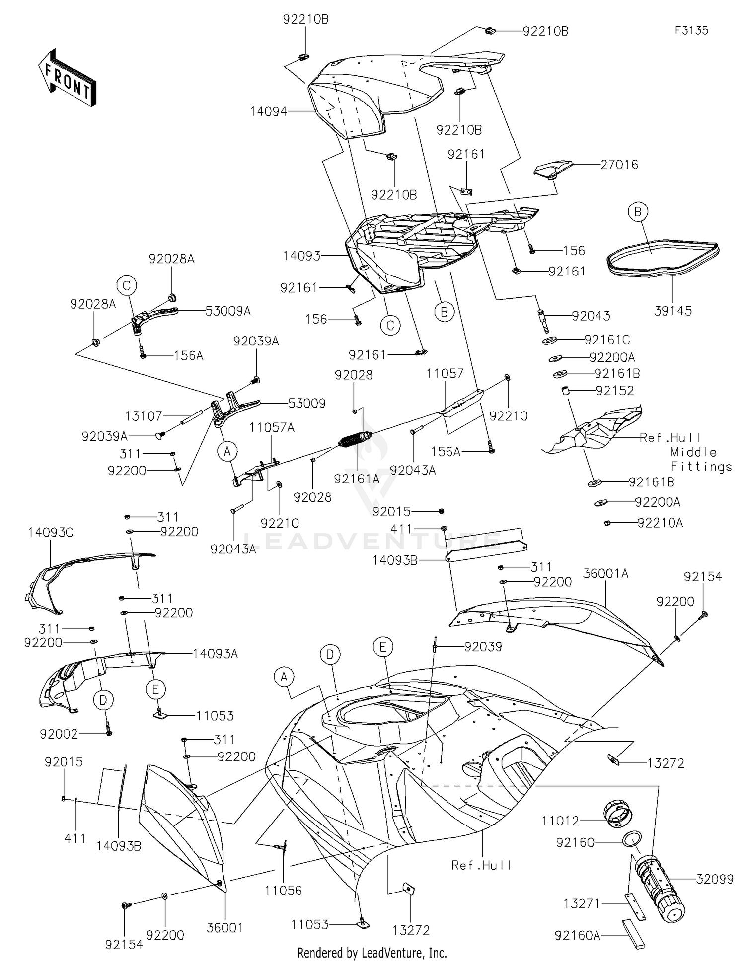 Hull Front Fittings