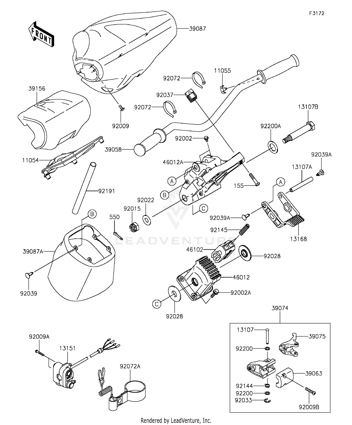 Handlebar(KCF&sim;KEF)