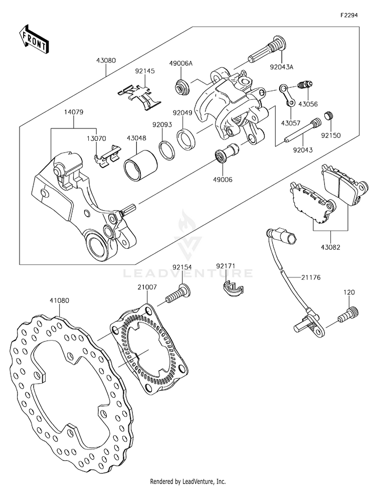 Rear Brake Schematic