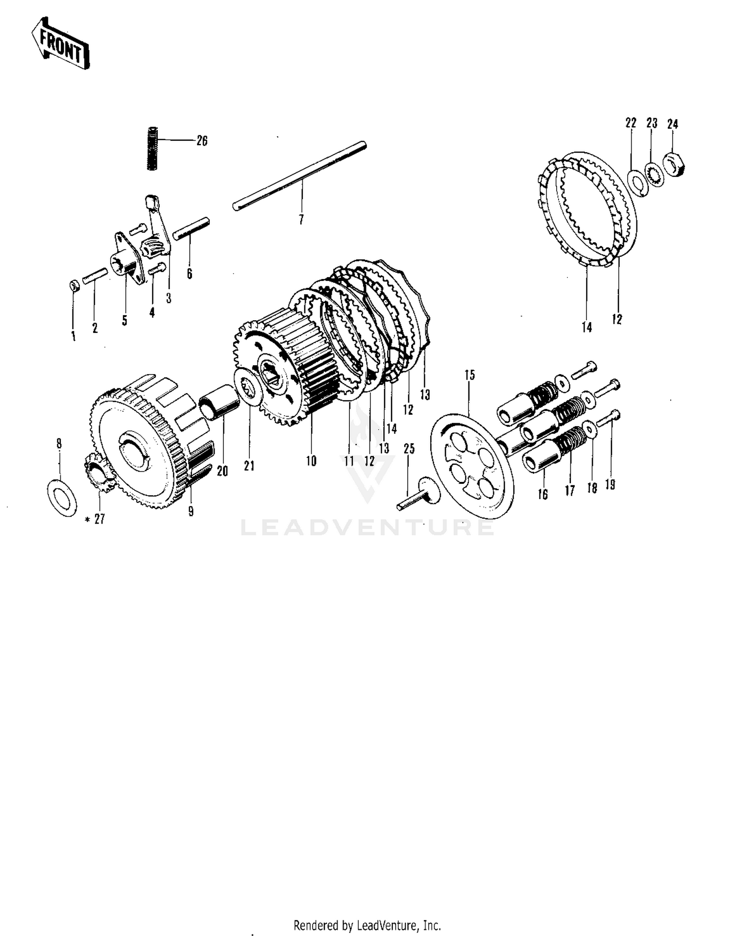 CLUTCH ('71-'72 F8/F8-A)