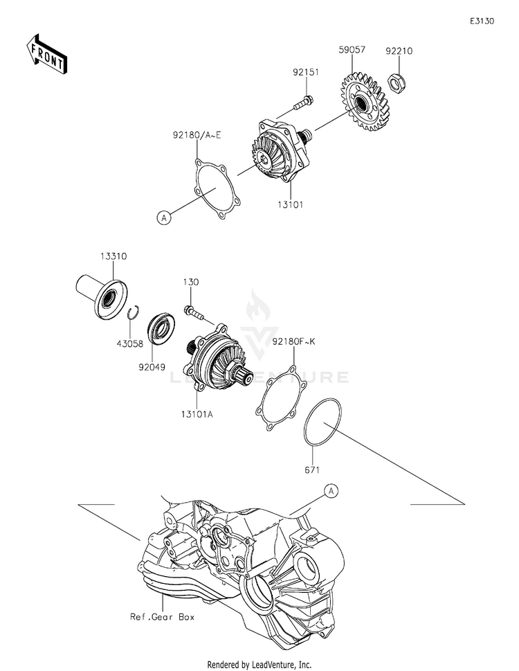 Bevel Gear Schematic