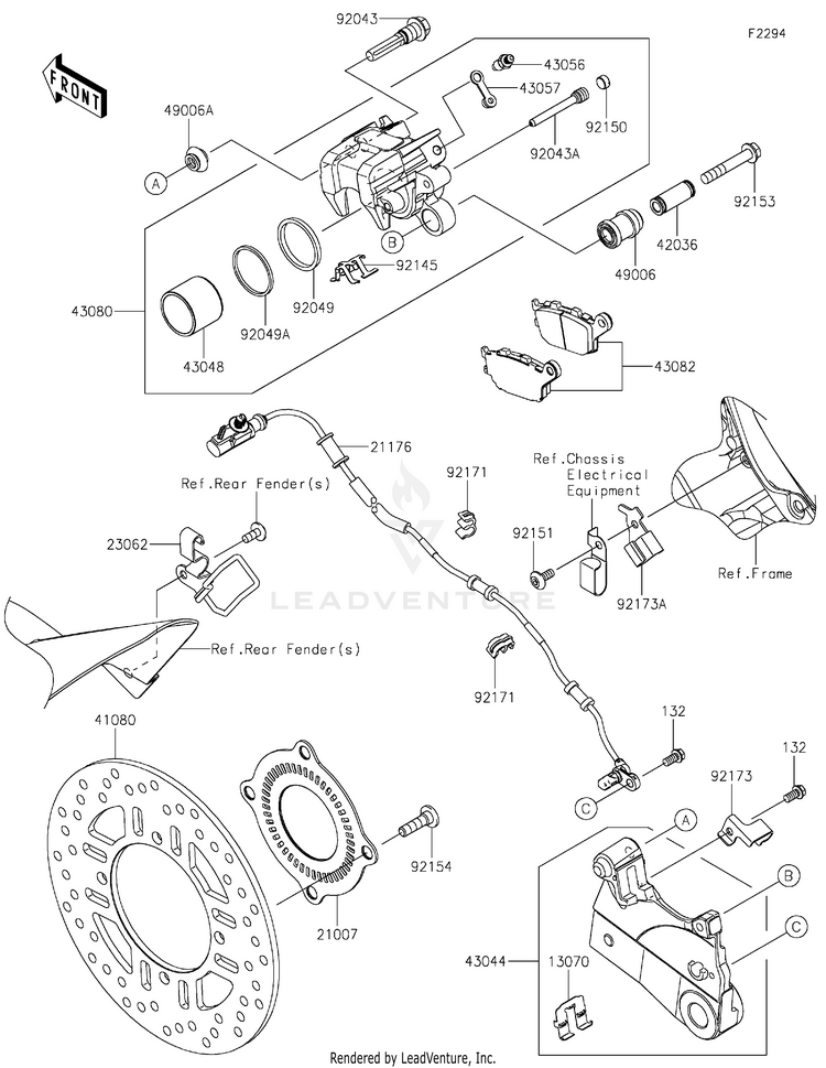 Rear Brake Schematic