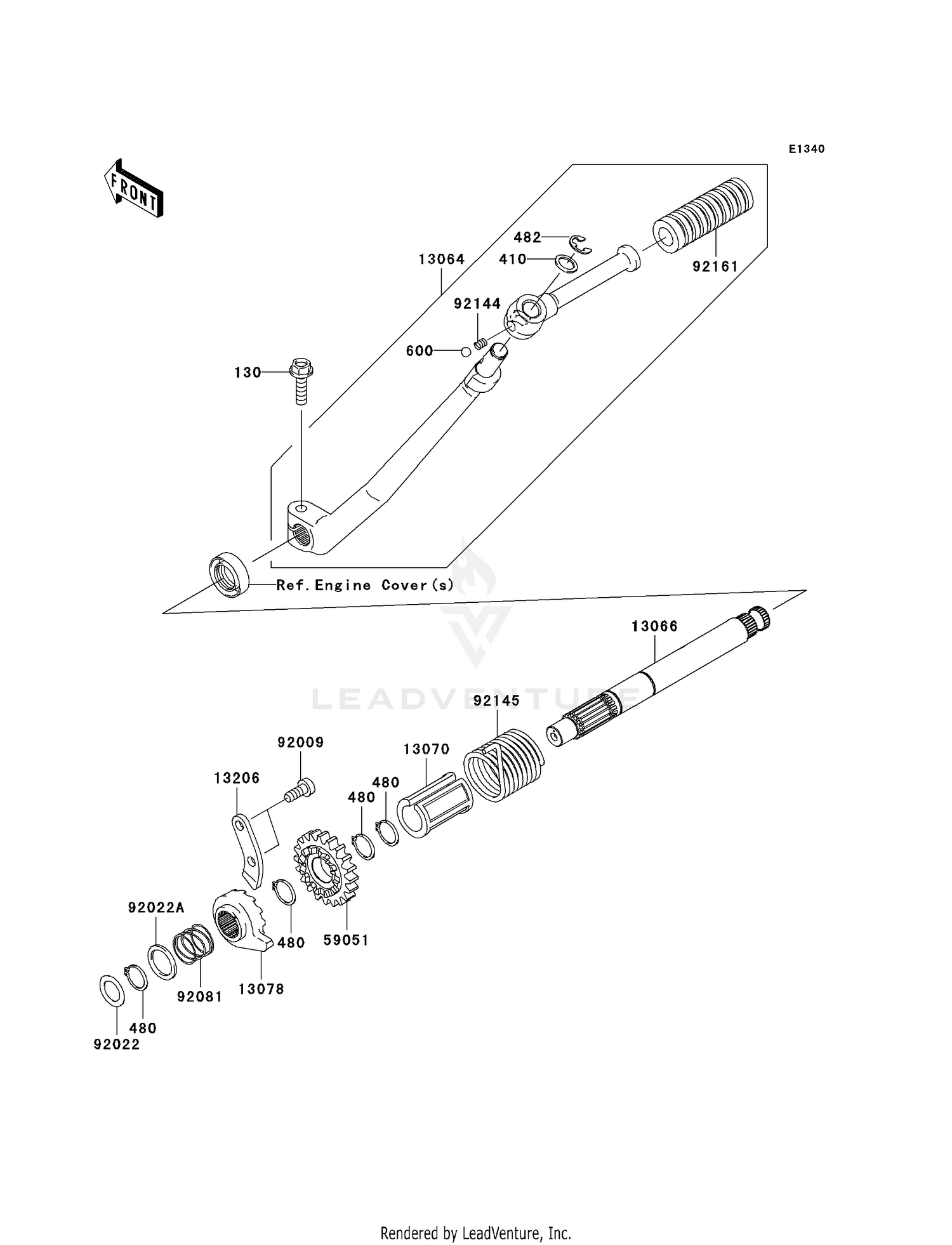 KICKSTARTER MECHANISM