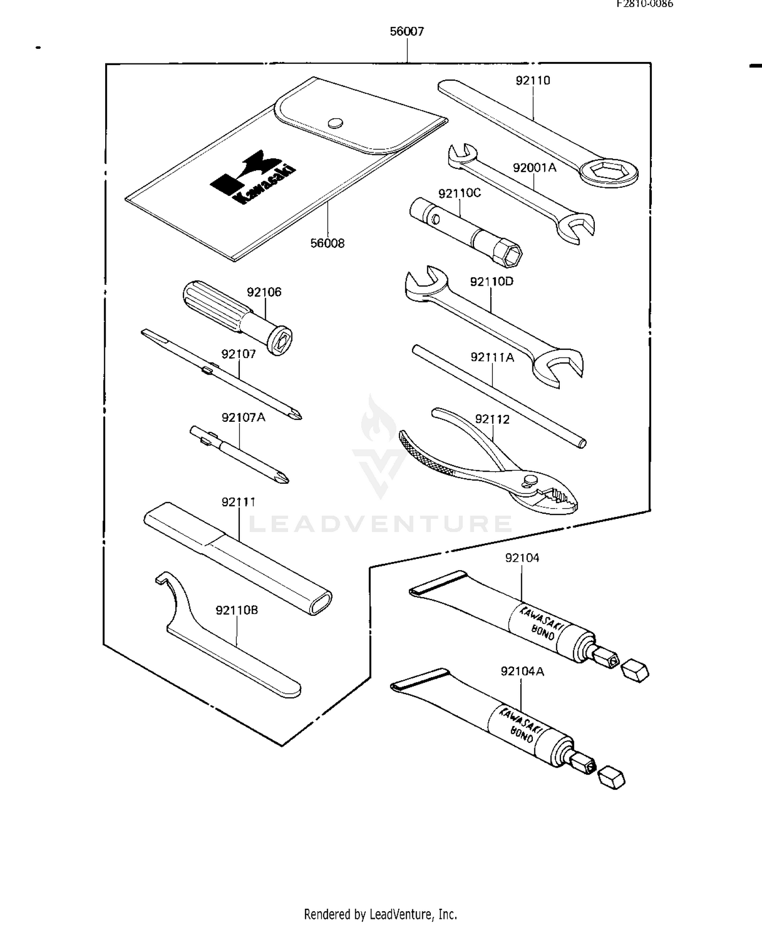OWNER TOOLS (KZ550-H2)