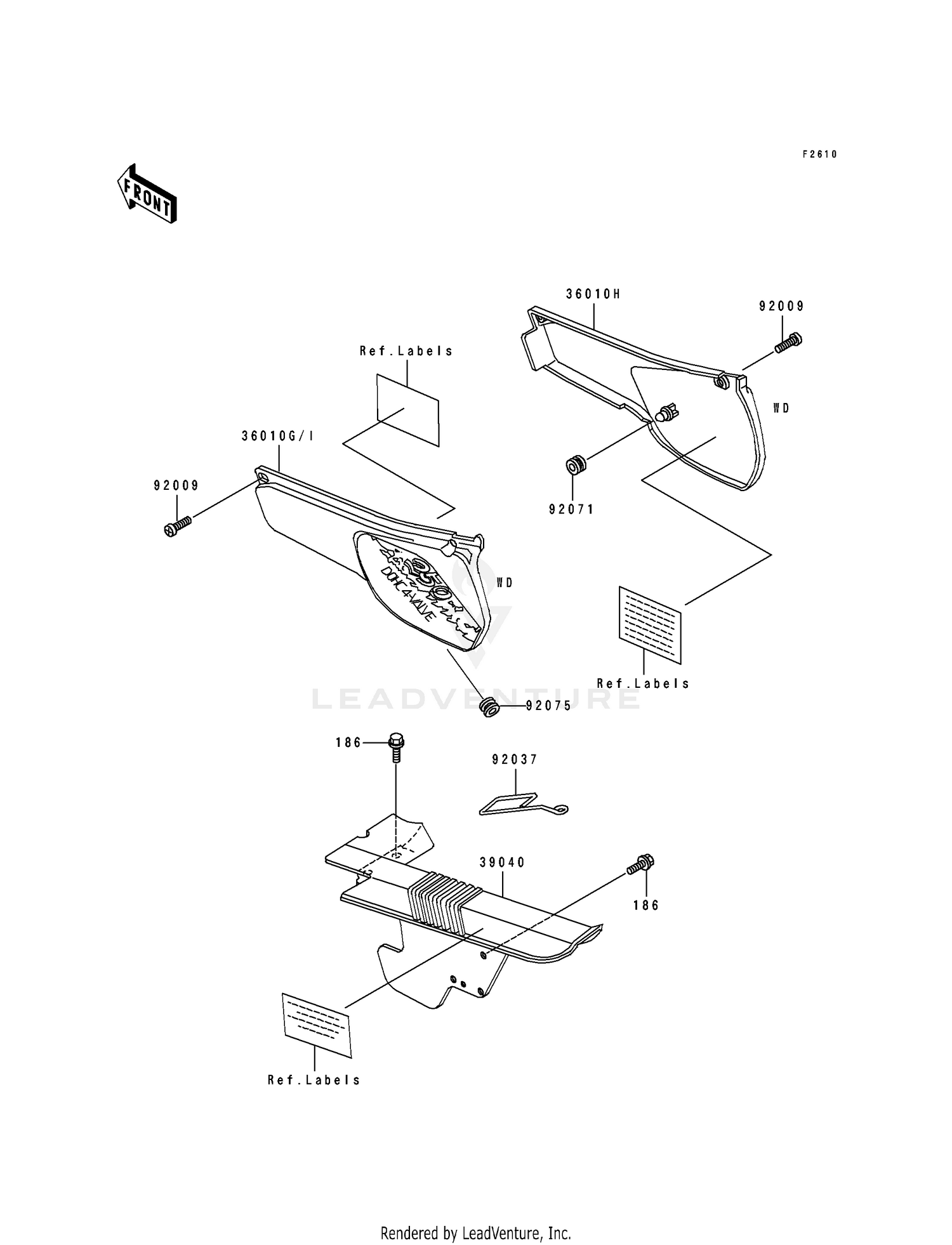 SIDE COVERS/CHAIN COVER