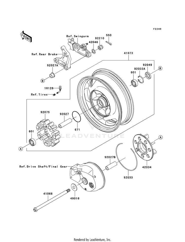 Rear Wheel/Chain Schematic
