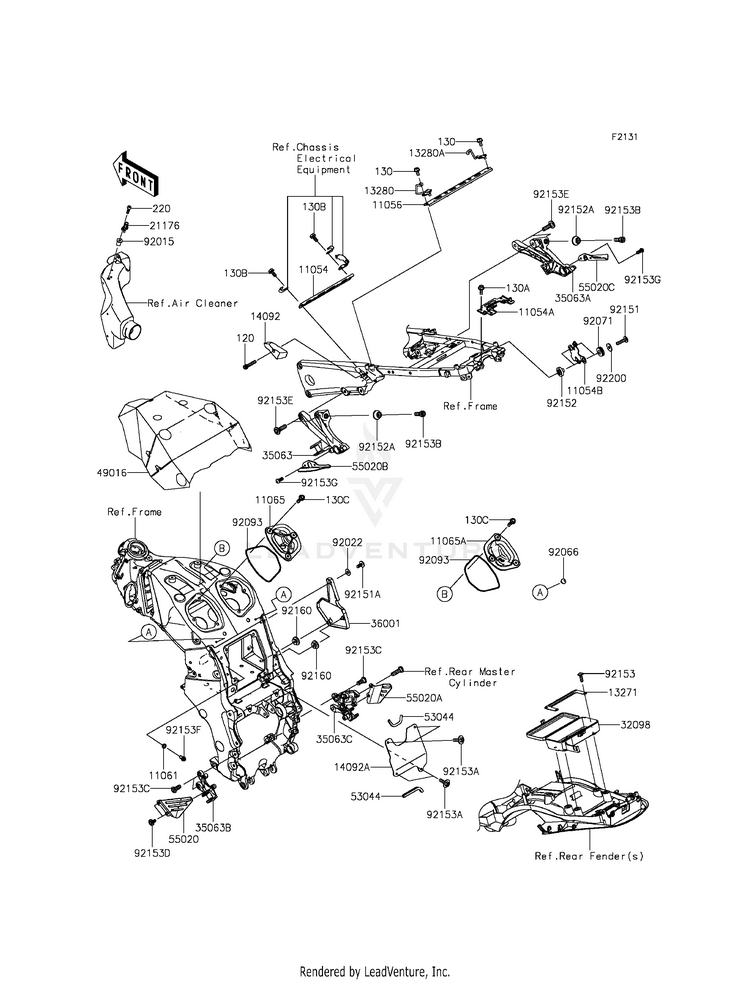 Frame Fittings Schematic