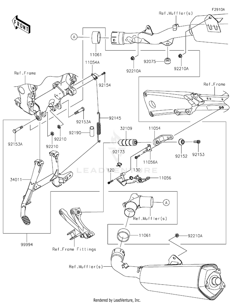 Accessory(Center Stand) Schematic
