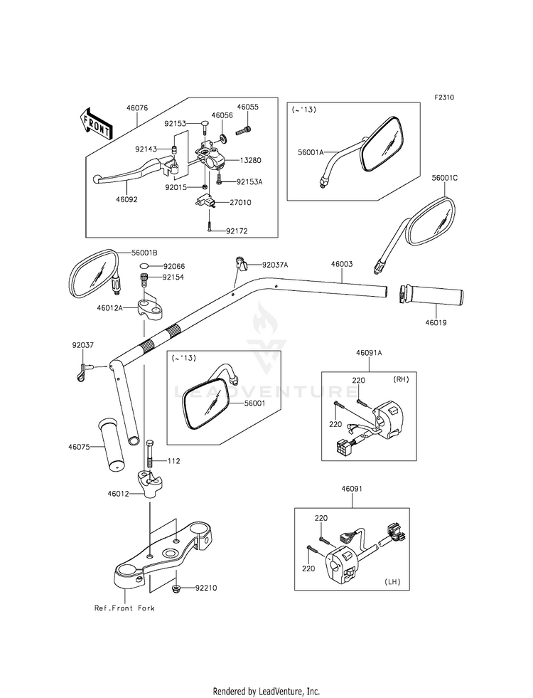 Handlebar Schematic