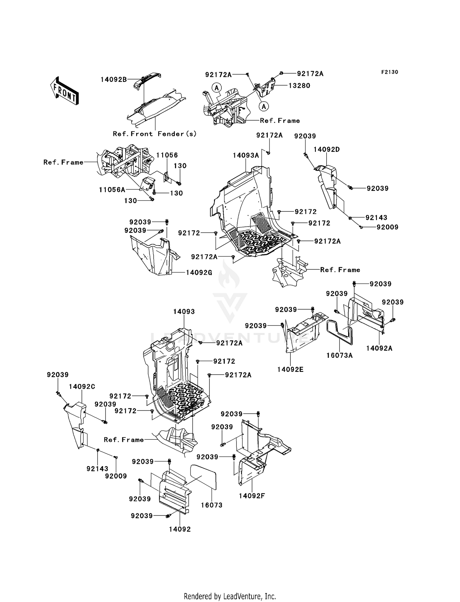 FRAME FITTINGS (FRONT)
