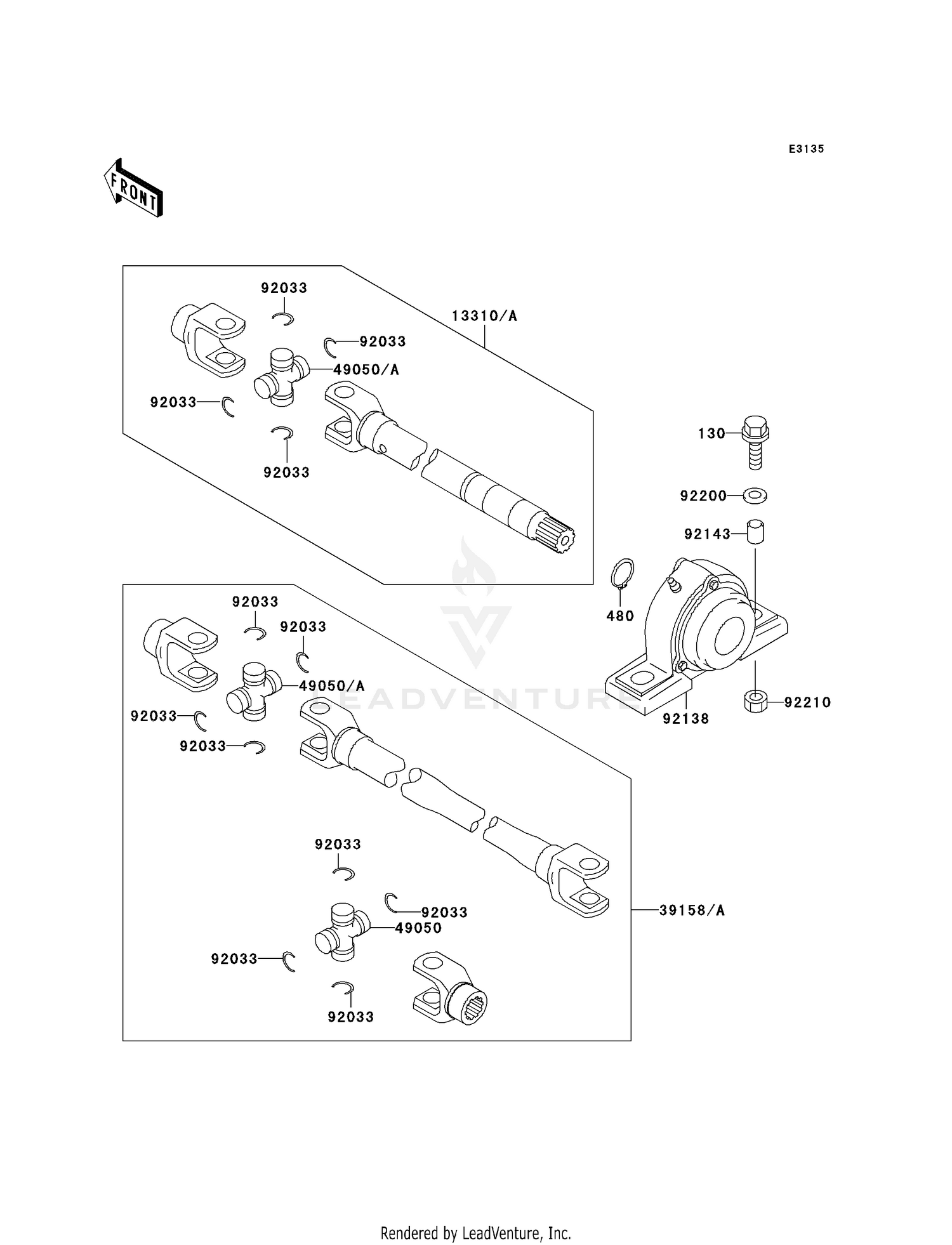 DRIVE SHAFT-PROPELLER