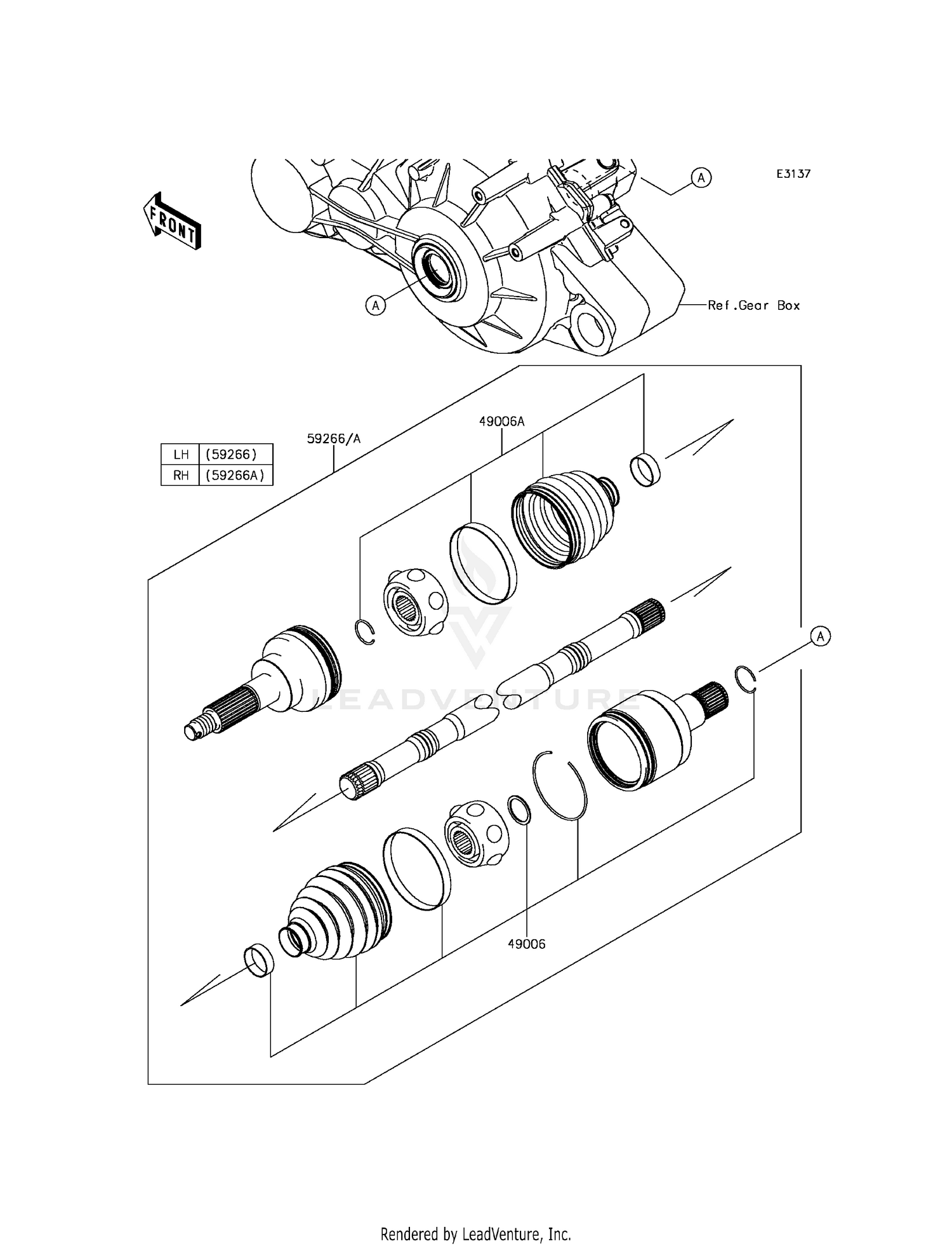 DRIVE SHAFT-REAR
