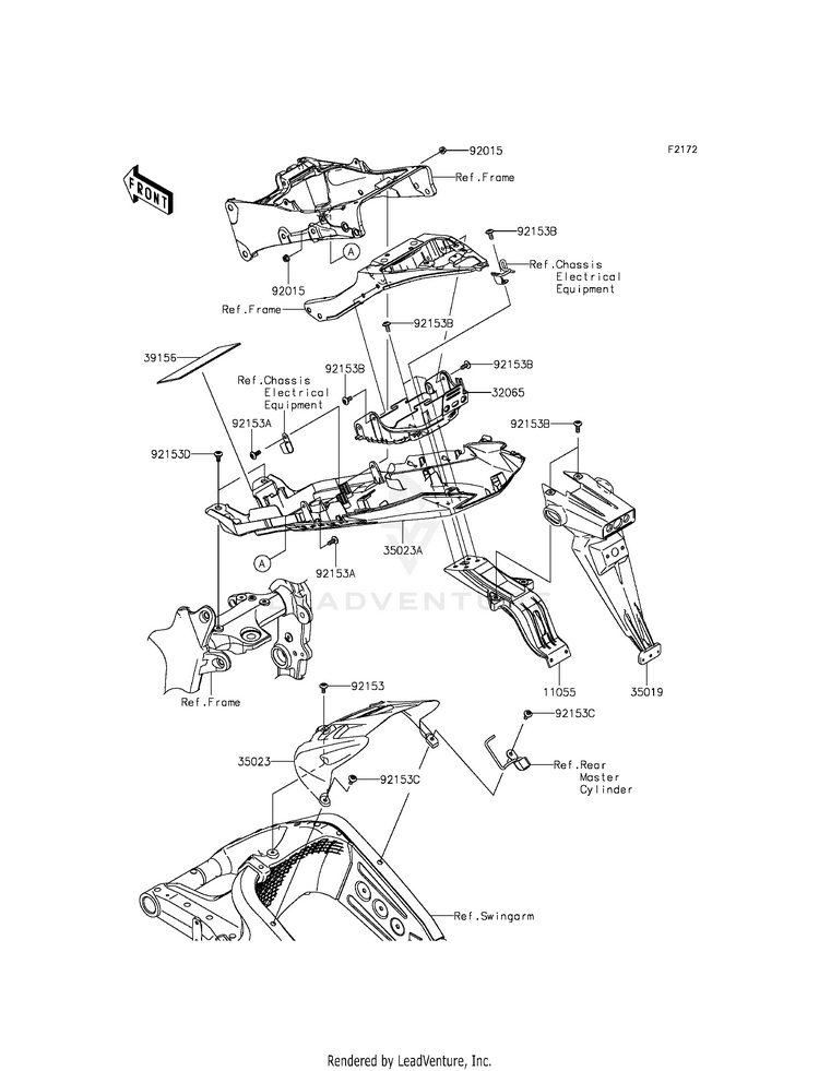 Rear Fender(S) Schematic