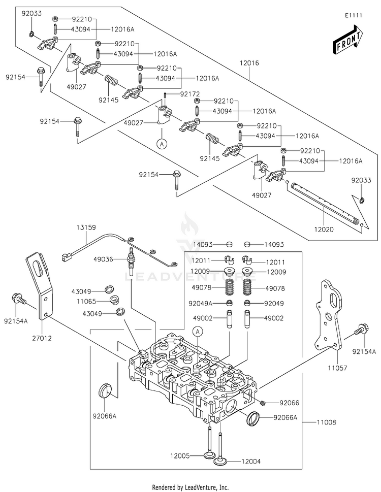Cylinder Head Schematic