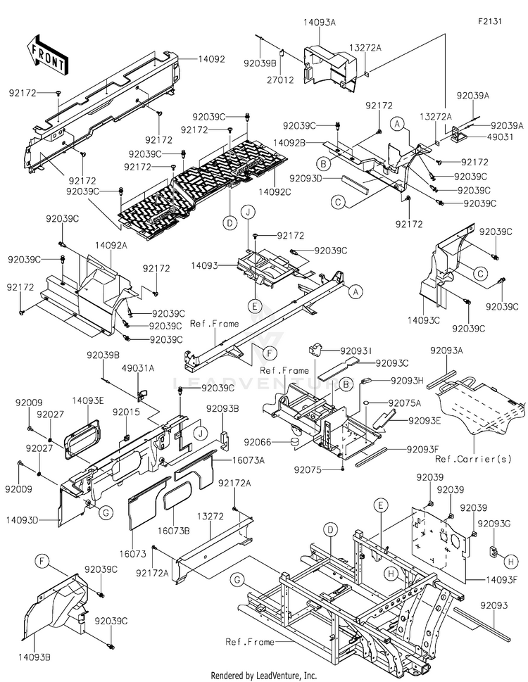 Frame Fittings(Rear) Schematic