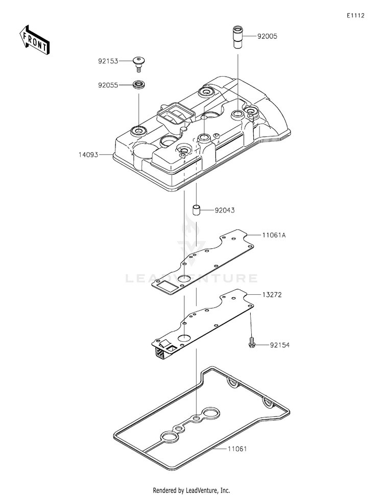 Cylinder Head Cover Schematic