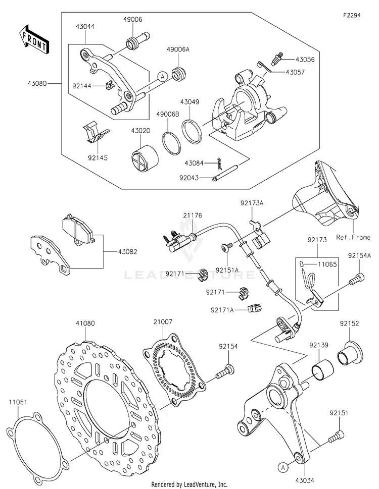 Rear Brake Schematic