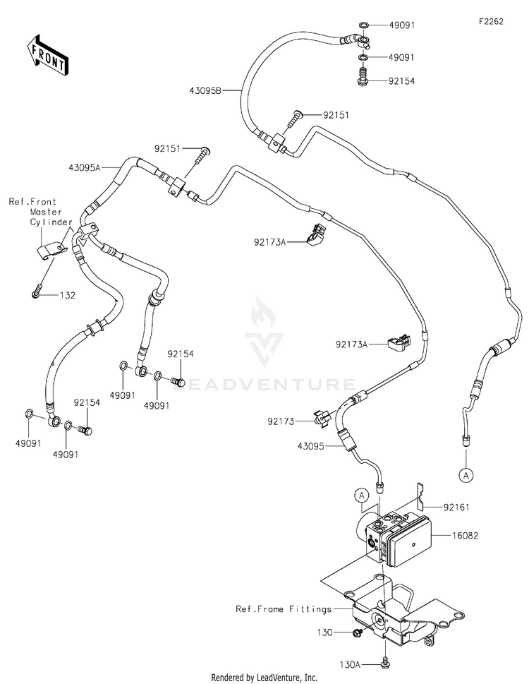 Brake Piping Schematic