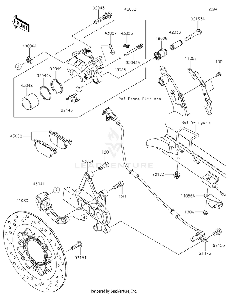 Rear Brake Schematic