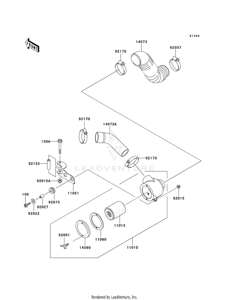 Air Cleaner-Belt Converter Schematic