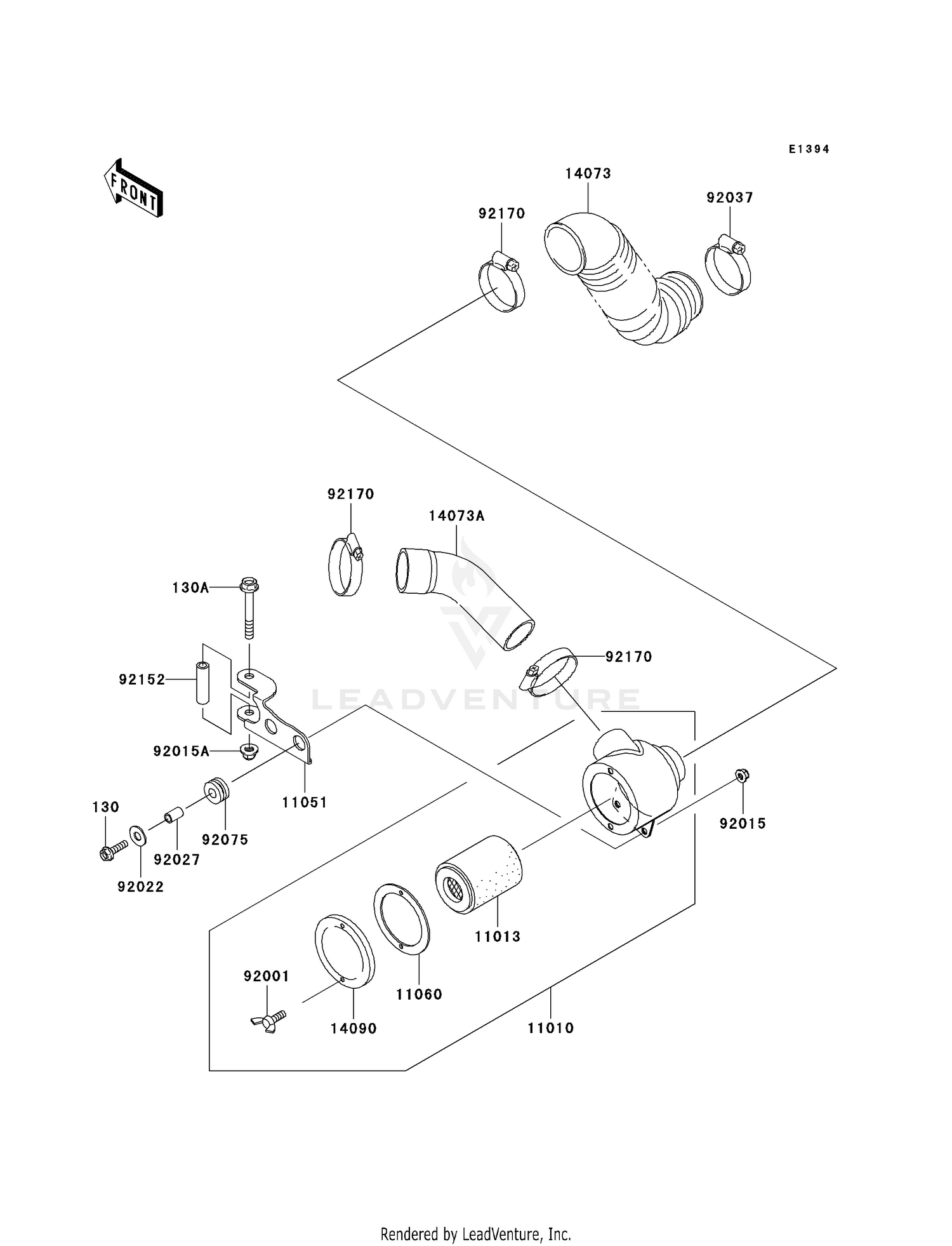 AIR CLEANER-BELT CONVERTER