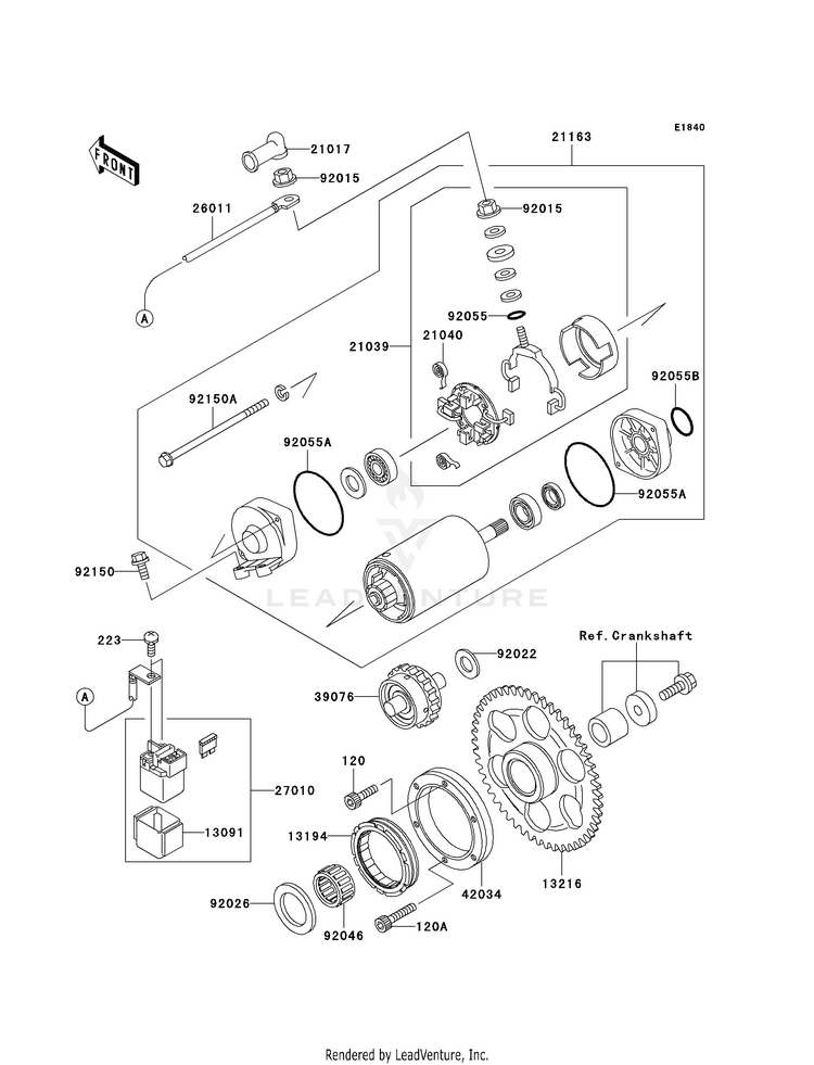 Starter Motor Schematic
