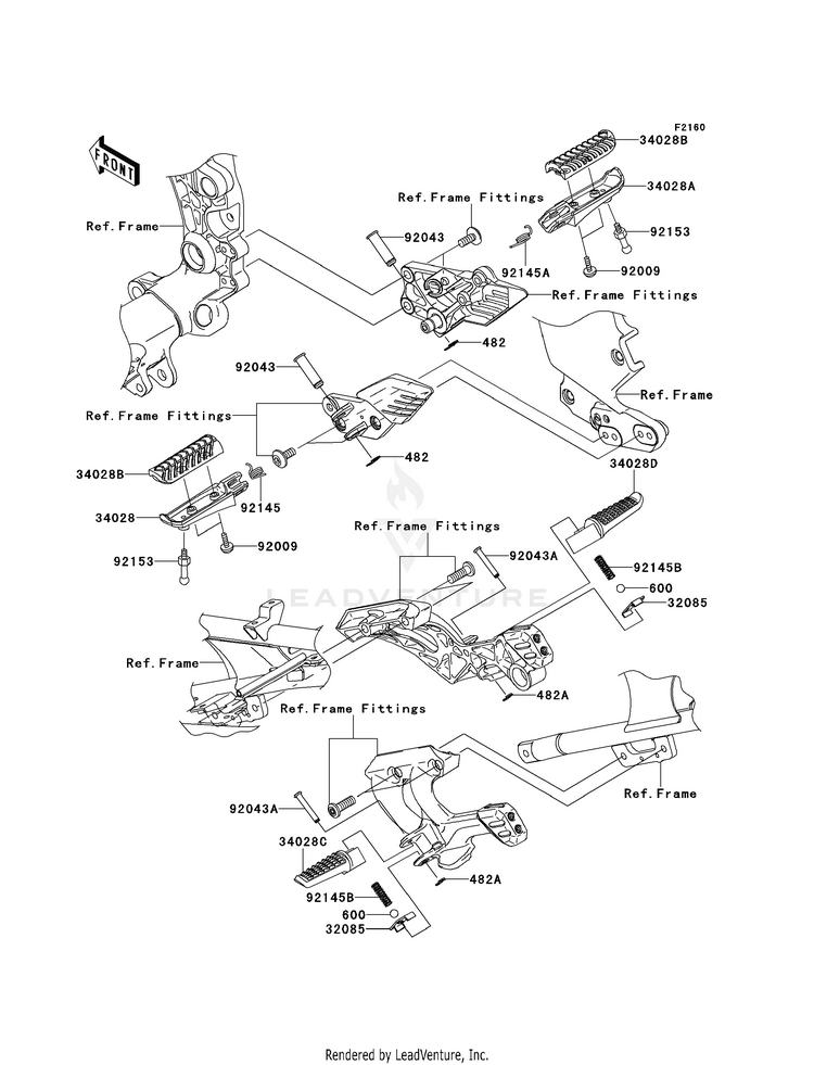 Footrests Schematic