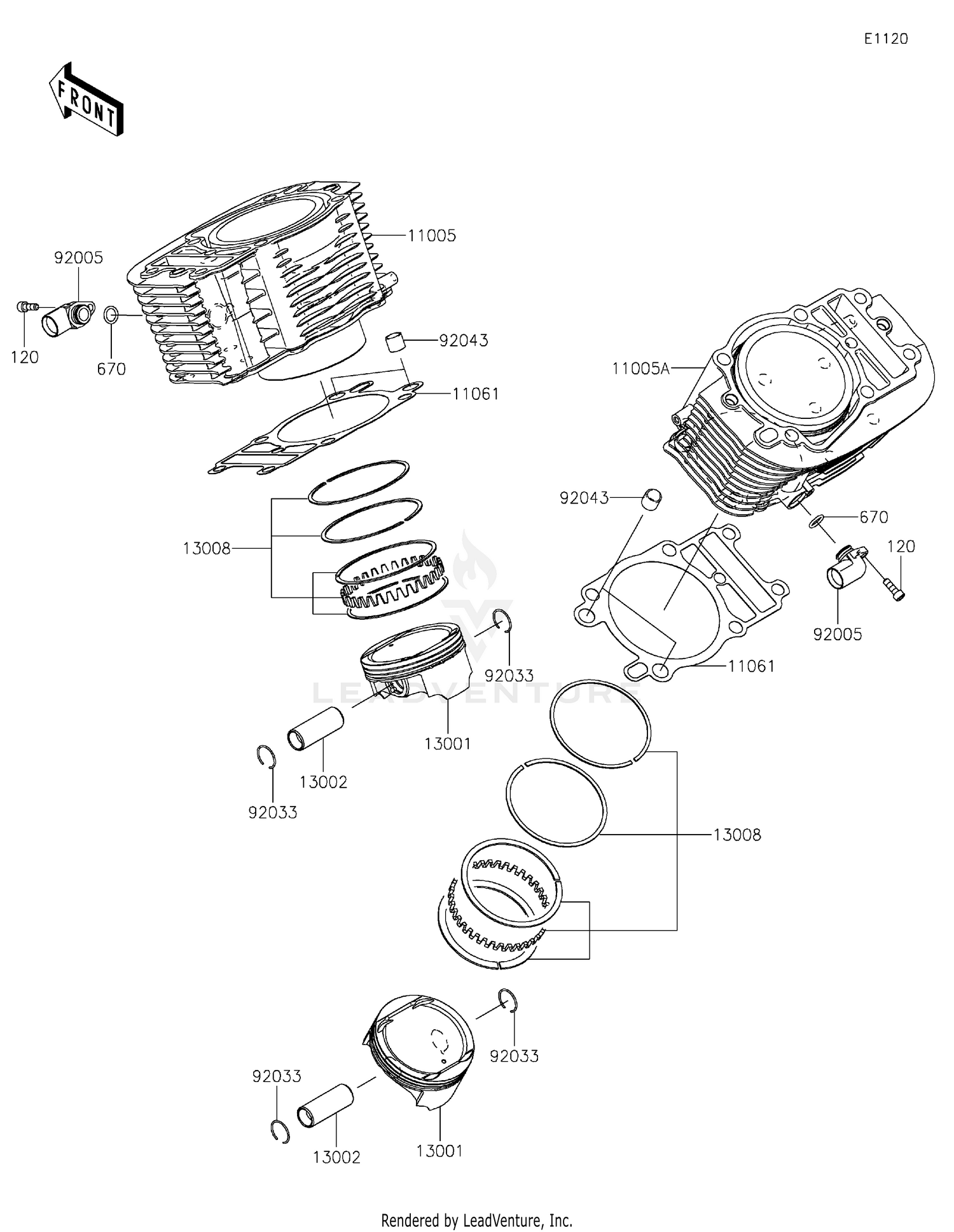 Cylinder/Piston(s)