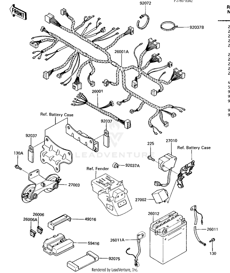 Chassis Electrical Equipment Schematic