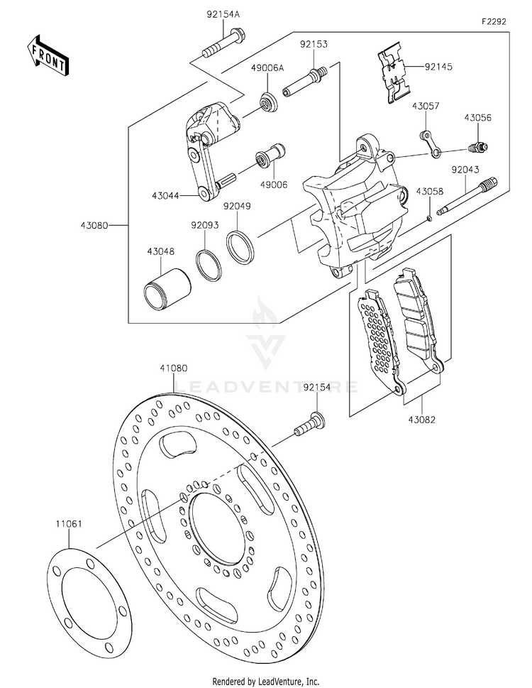 Front Brake Schematic