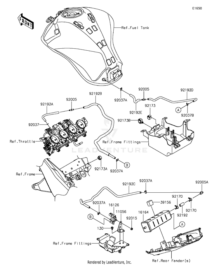 Fuel Evaporative System(Ca) Schematic