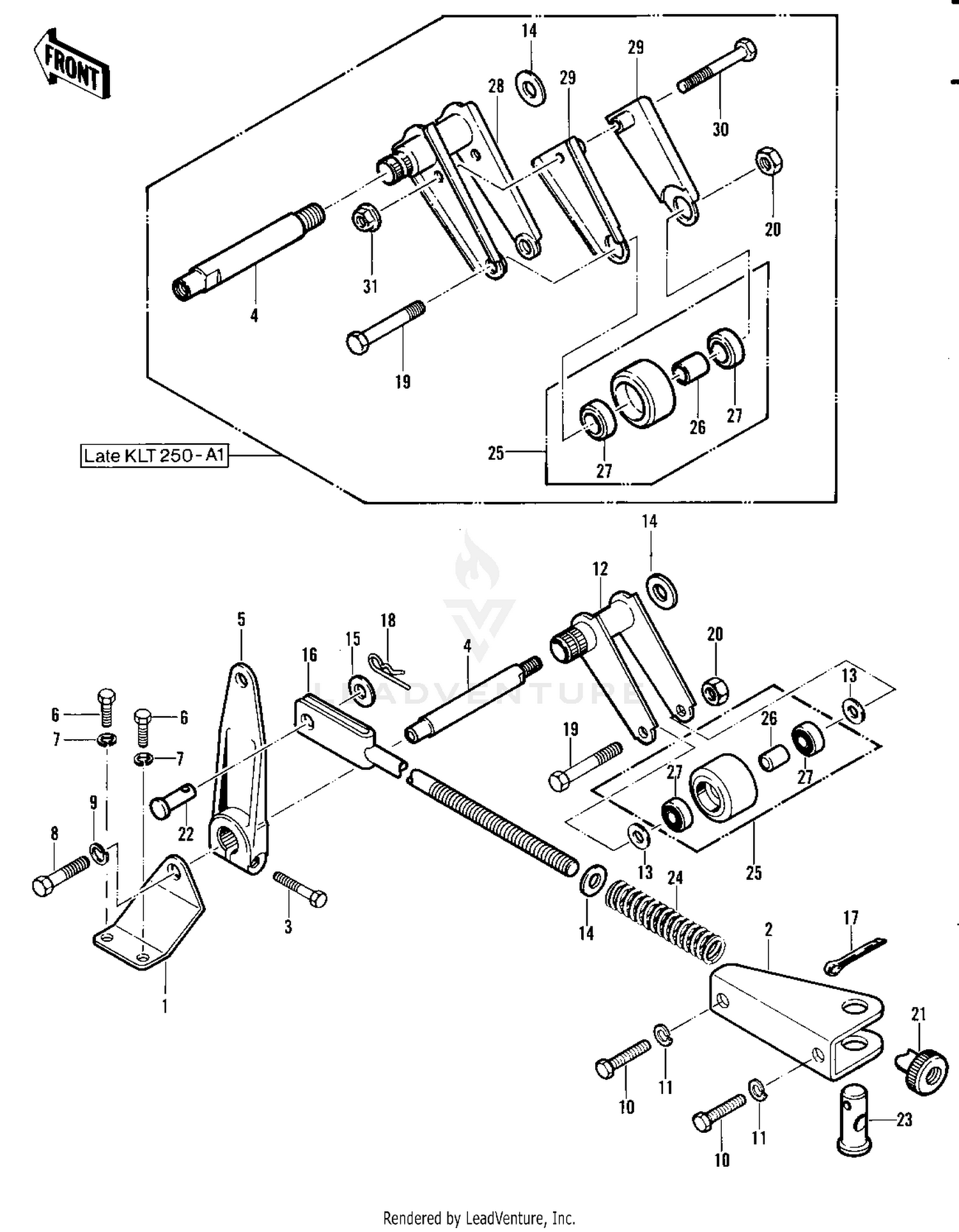 CHAIN TENSIONER ('82 A1)