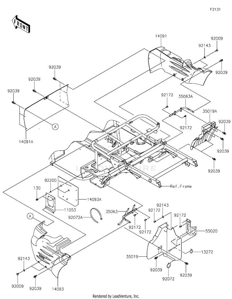 Frame Fittings(Rear) Schematic