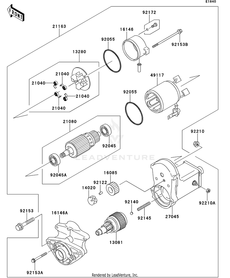 Starter Motor Schematic