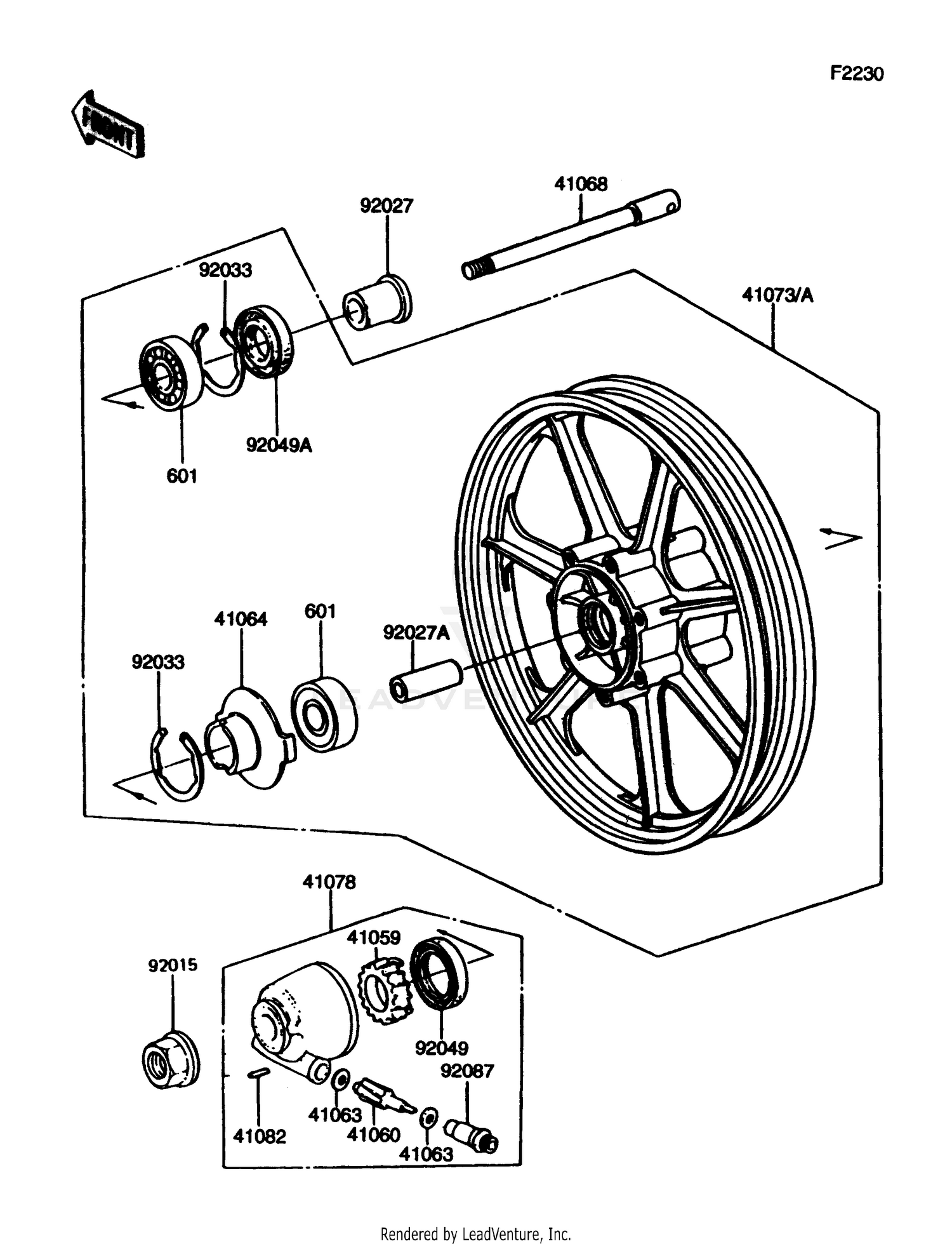 FRONT HUB