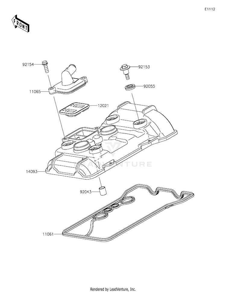 Cylinder Head Cover Schematic