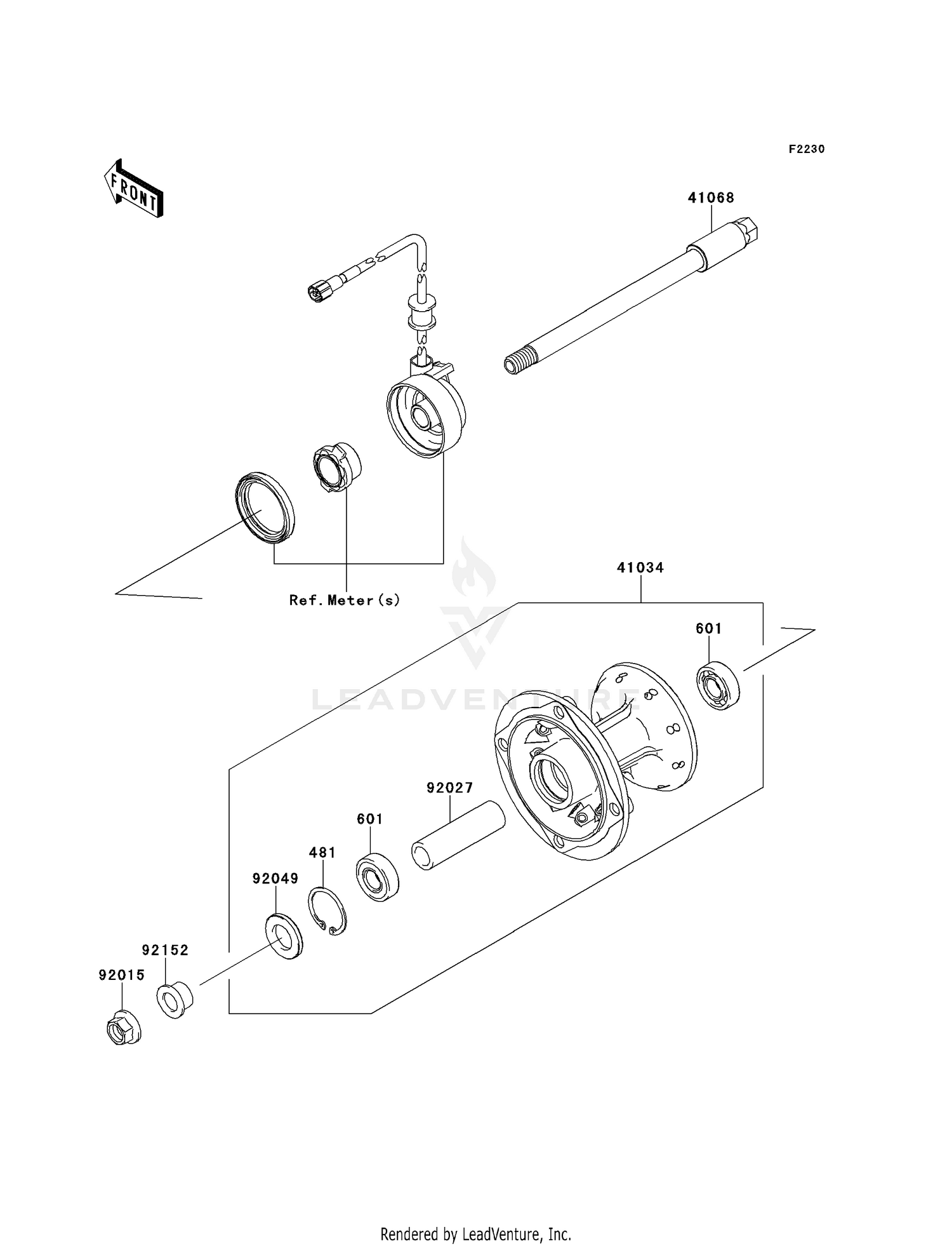 FRONT HUB