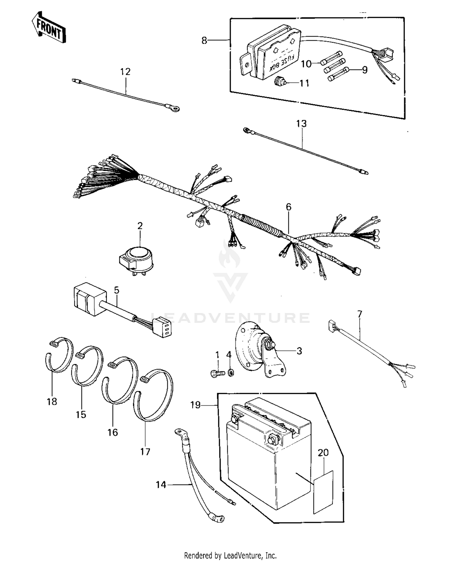 CHASSIS ELECTRICAL EQUIPMENT ('80 D1)