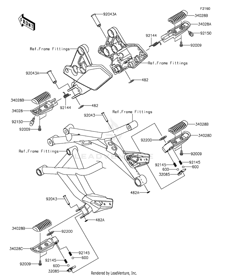 Footrests Schematic
