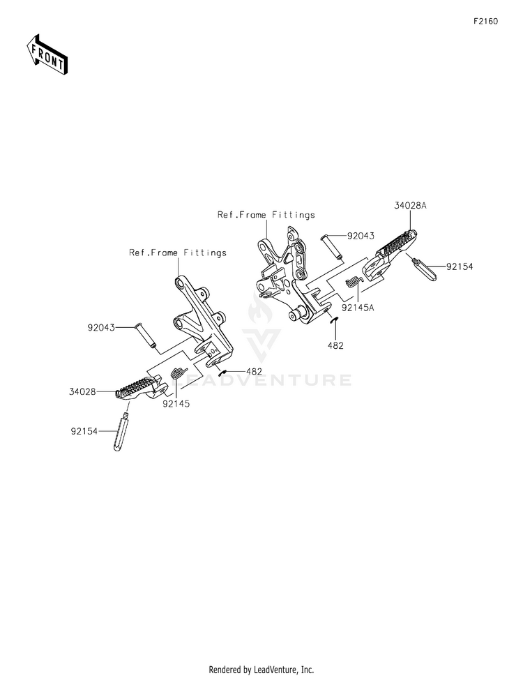 Footrests Schematic