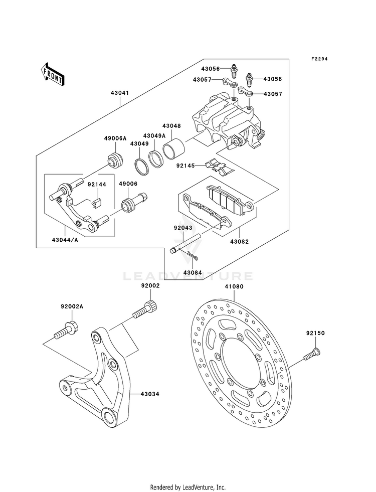 Rear Brake Schematic