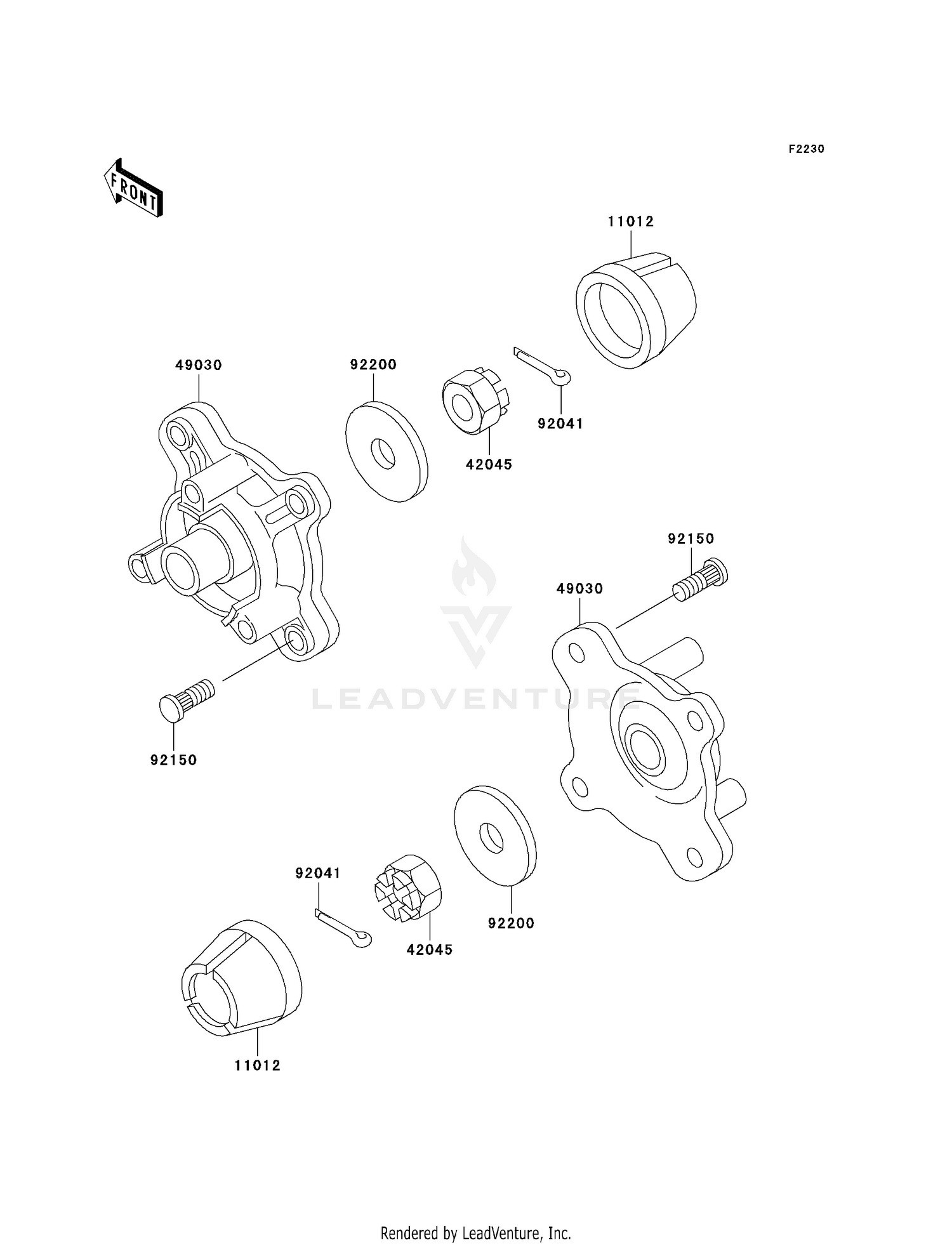 FRONT HUB