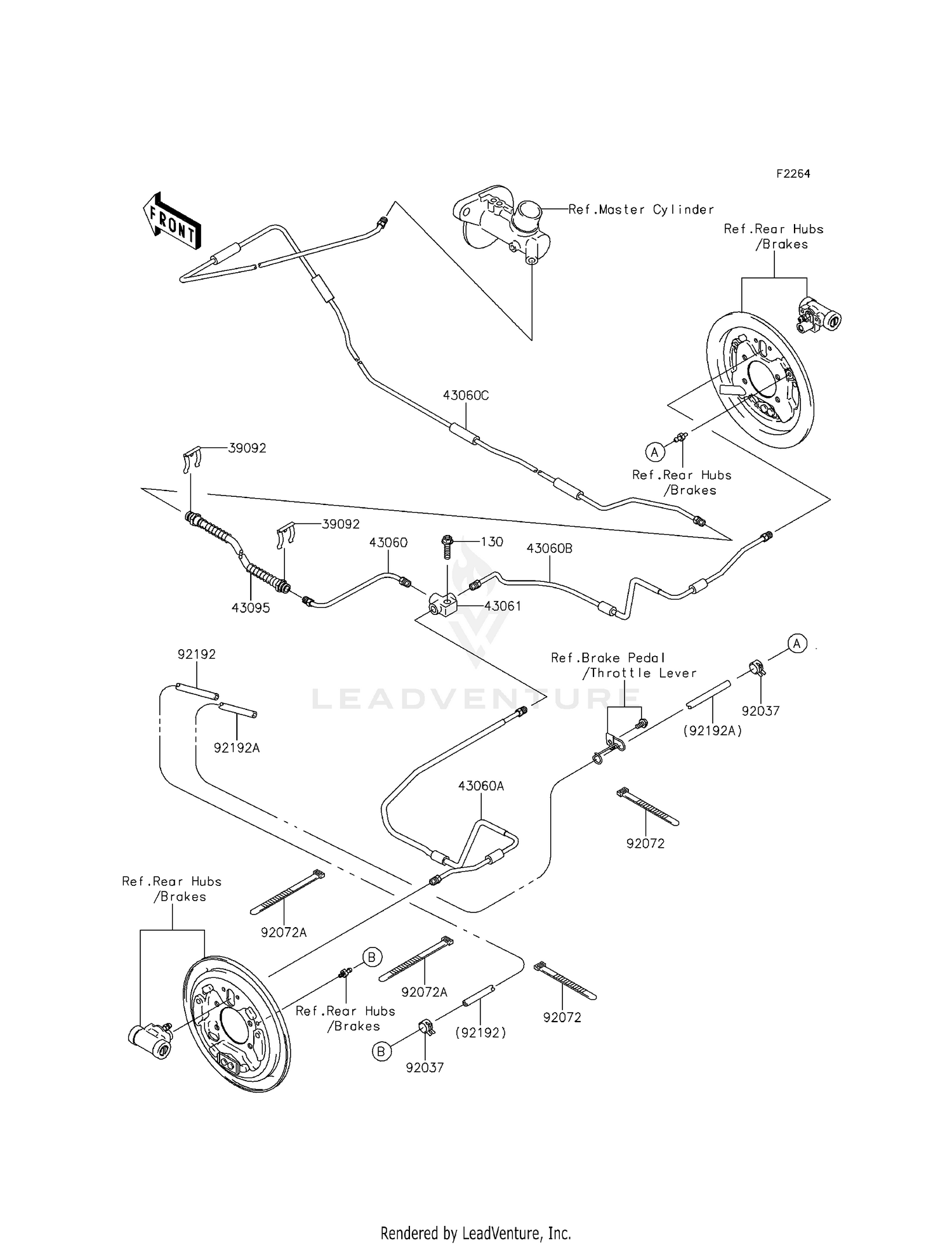 REAR BRAKE PIPING