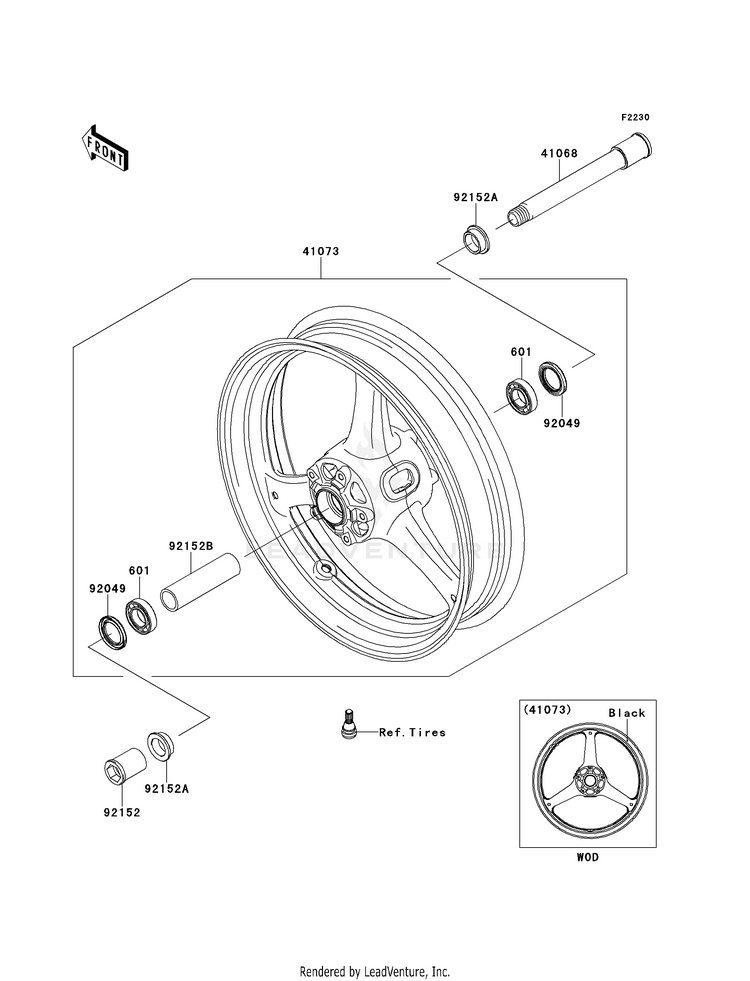 Front Wheel Schematic