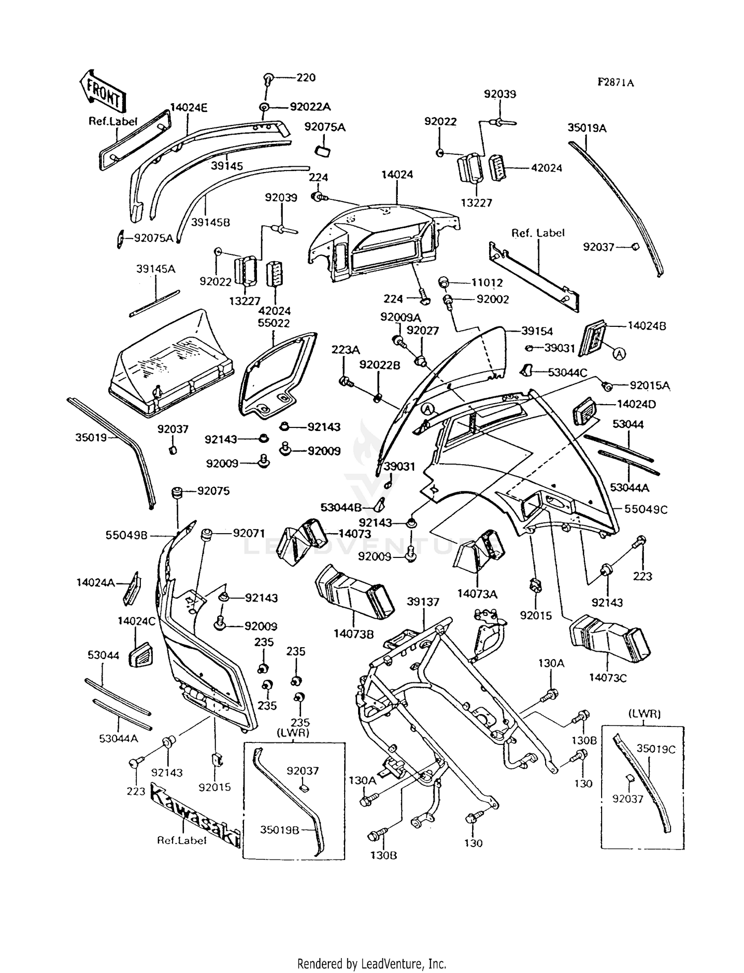 COWLING (ZG1200-B8/B9)