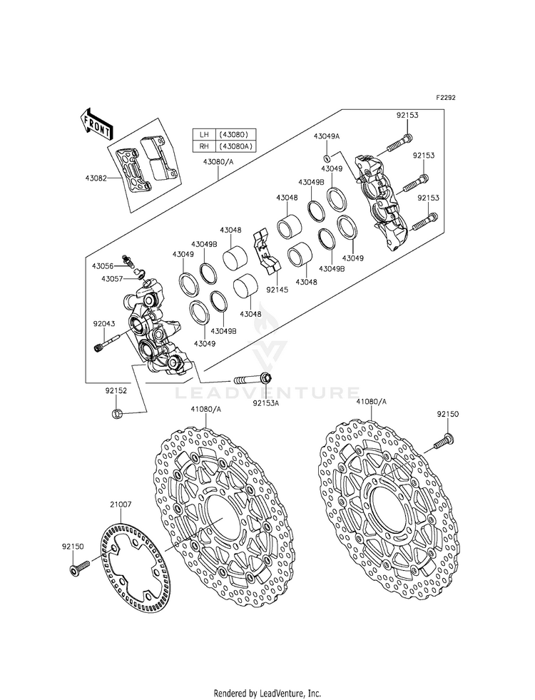 Front Brake Schematic